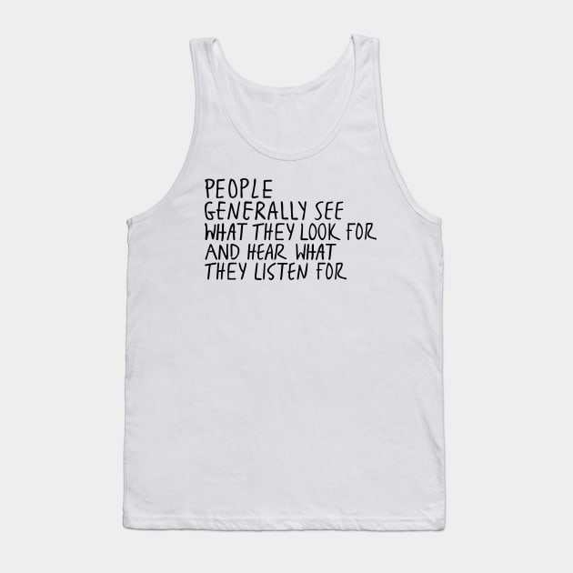 People Tank Top by olxKAIT